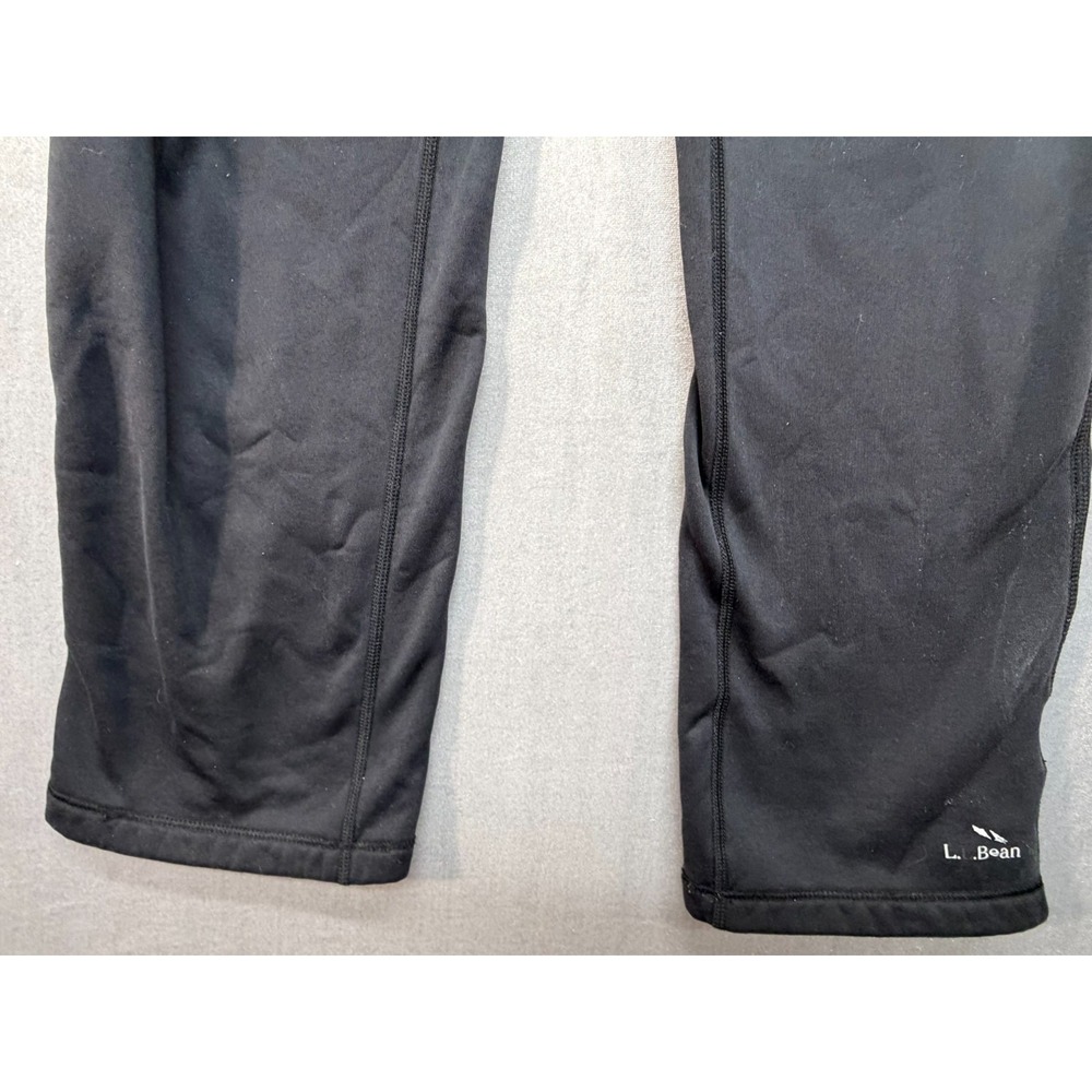 Vintage‎ L.L. Bean Women Sweatpants Black Size Small Waist Zip Pocket - Picture 3 of 15